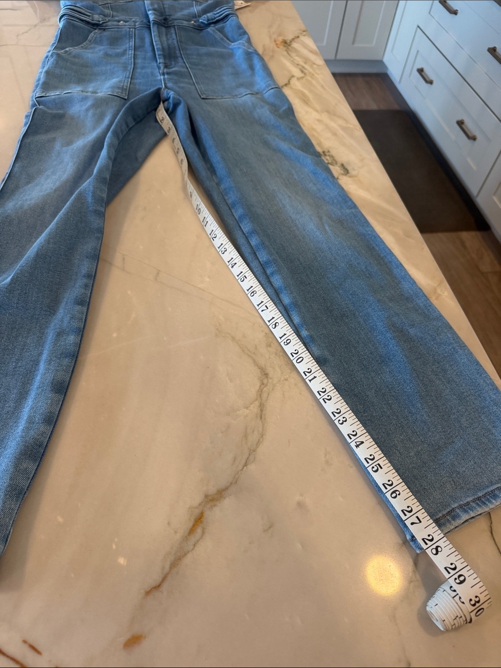 ✈️Good American Light Blue Denim Jumpsuit Romper - Picture 3 of 10